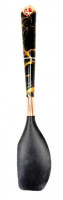 Лопатка силикон 32см ручка пластик черная